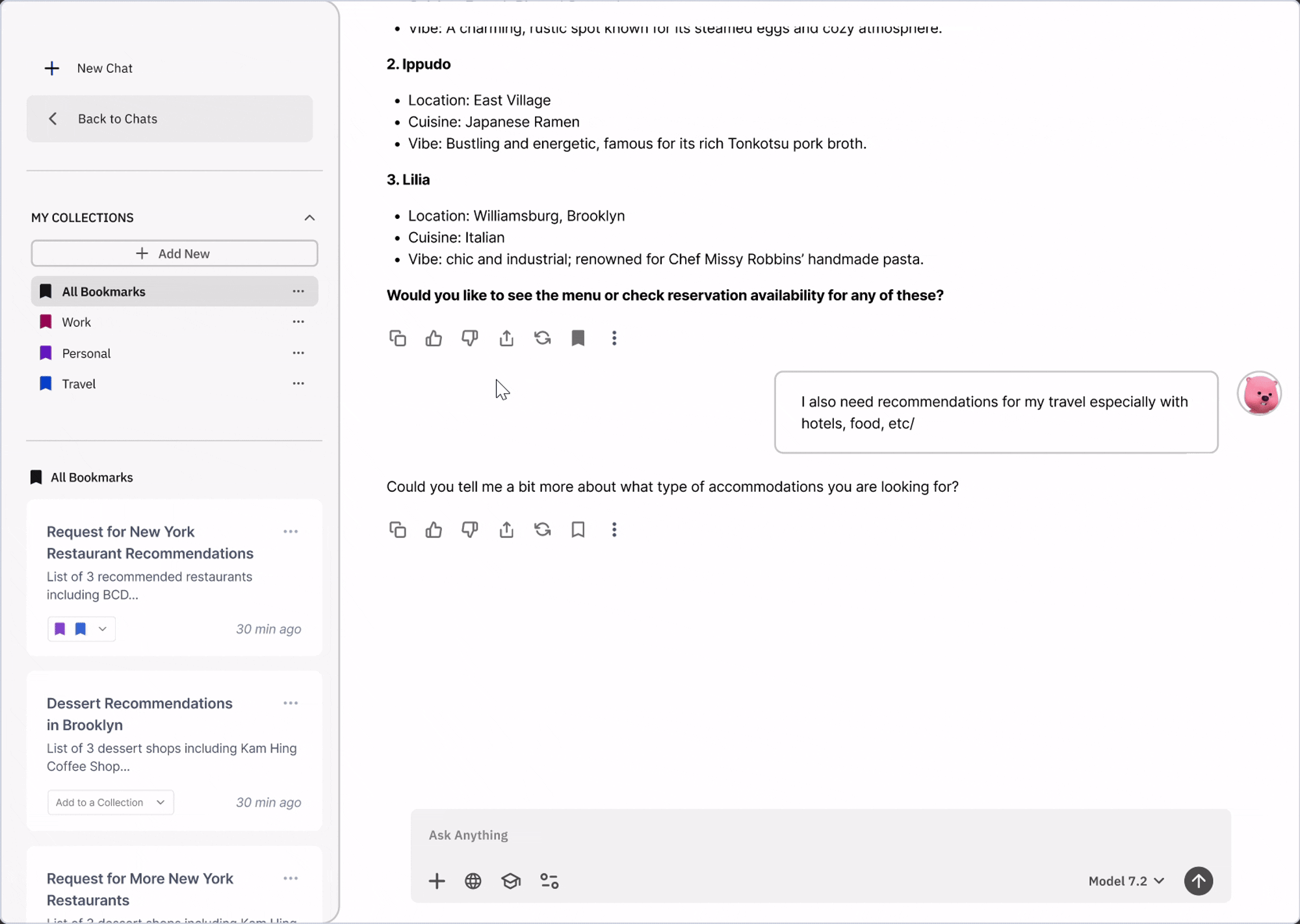 Organization through collections